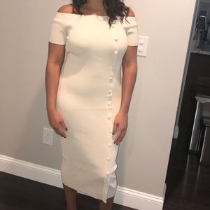 Nude sweater dress. Worn one for 3 hours.